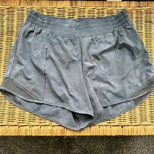 Lululemon Gray Hotty Hot HR Shorts 4”